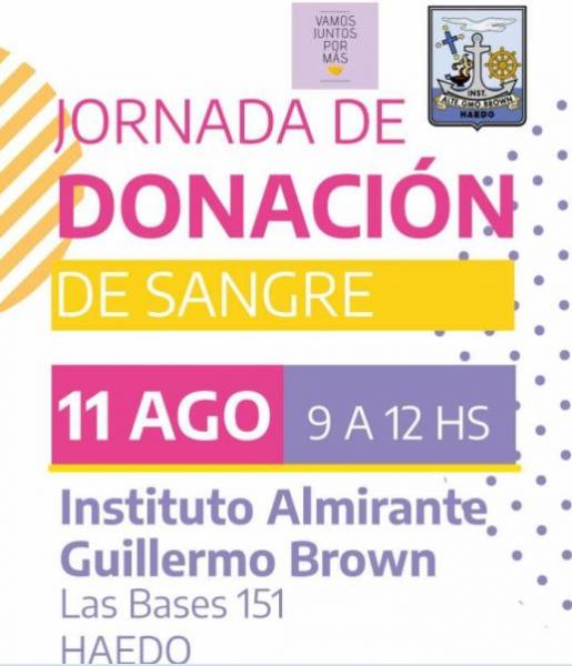 JORNADA VOLUNTARIA DE DONACIÓN DE SANGRE
